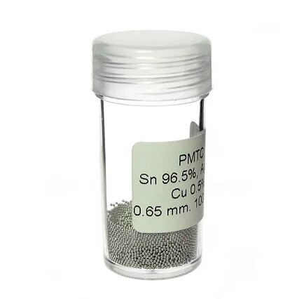 Кулі BGA для накатки процесора Mechanic SN96,5 0.65 mm (10000 шт) від компанії Інтернет-магазин VNGSM - фото 1