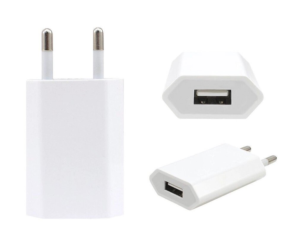Мережевий зарядний пристрій Apple MD813ZM/A (1 USB порт, 1.0 A) White від компанії Інтернет-магазин VNGSM - фото 1