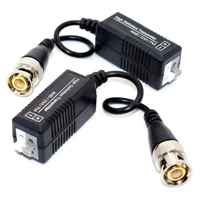 Передавач відео Video Balun BNC для CCTV камер відеоспостереження, 2шт від компанії Інтернет-магазин VNGSM - фото 1