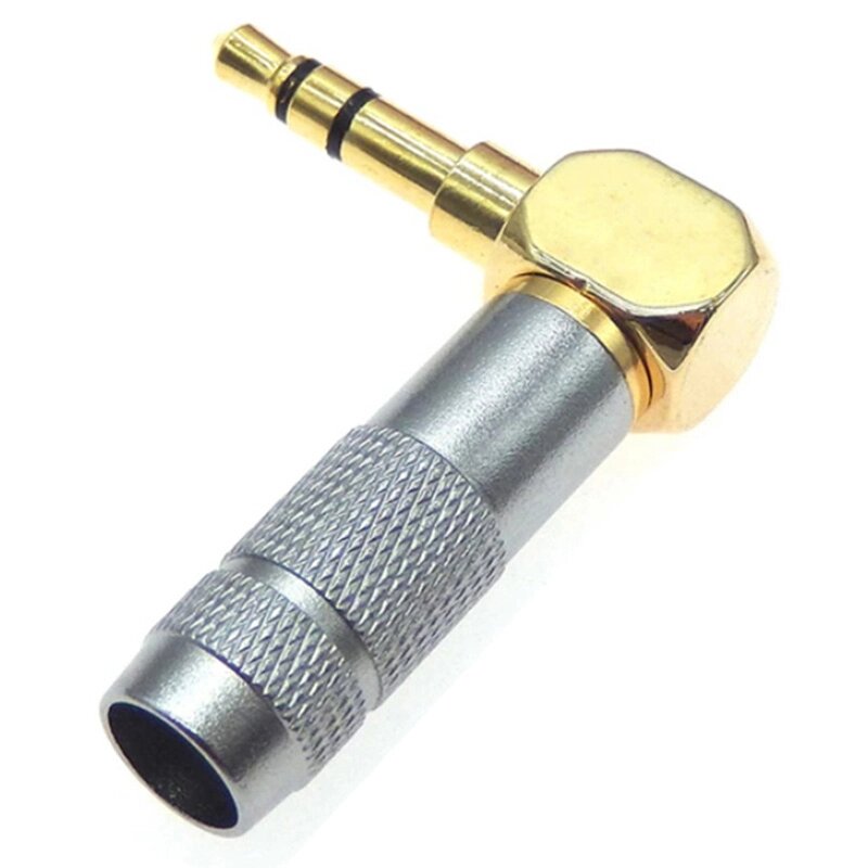 Роз'єм HM-081 3pin 3.5mm mini-jack кутовий Сірий від компанії Інтернет-магазин VNGSM - фото 1