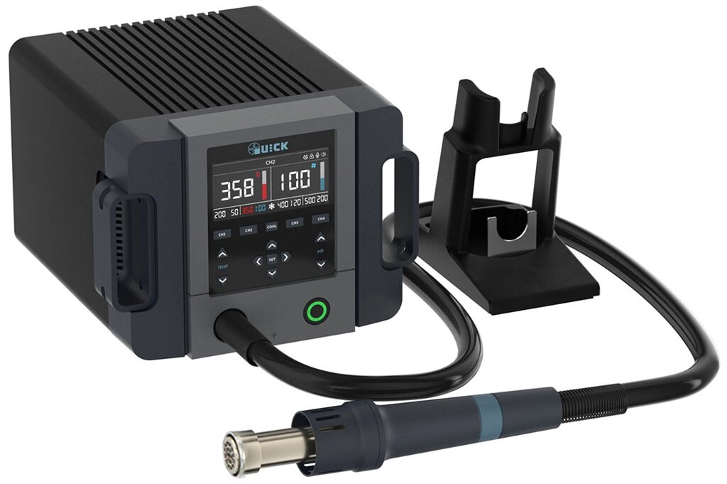 Термоповітряна паяльна станція Quick 861 Pro / 50-550°С / 70 л/хв / OLED / 1300 Вт від компанії Інтернет-магазин VNGSM - фото 1