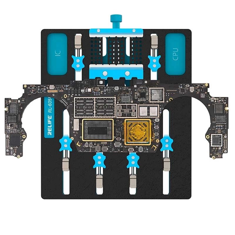 Тримач Relife RL-605 Pro для ремонту плат ноутбуків, процесорів, мікросхем / універсальний від компанії Інтернет-магазин VNGSM - фото 1