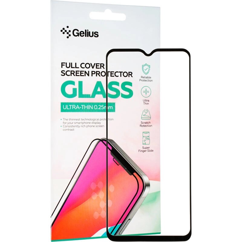 Захисне скло Gelius Full Cover Ultra для Samsung A135 (A13) Black від компанії Інтернет-магазин VNGSM - фото 1