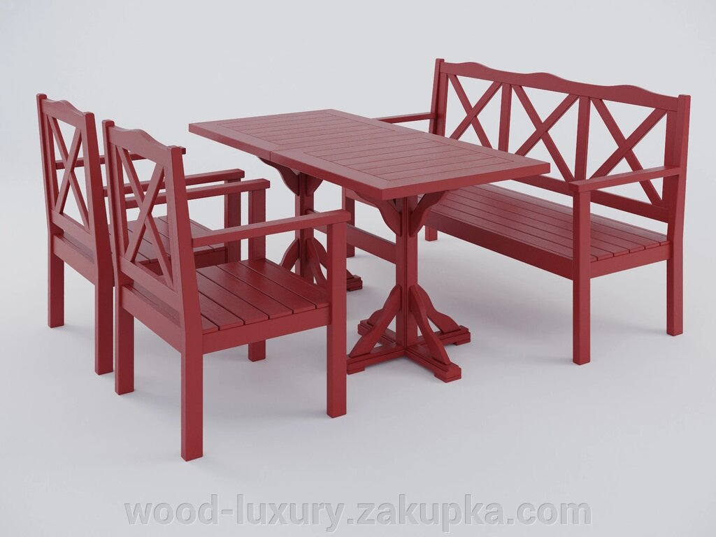 Вулична меблі: дивани і крісла від компанії Альтанки Wood Luxury - фото 1