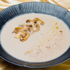Крем-суп грибний з сухариками. 300грам
