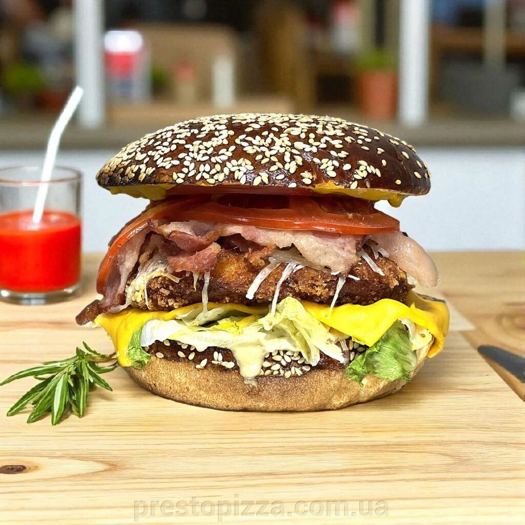 NEW! ЦЕЗАР Бургер (310грам) від компанії Замовлення приймаємо з 10 до 21.00 - фото 1