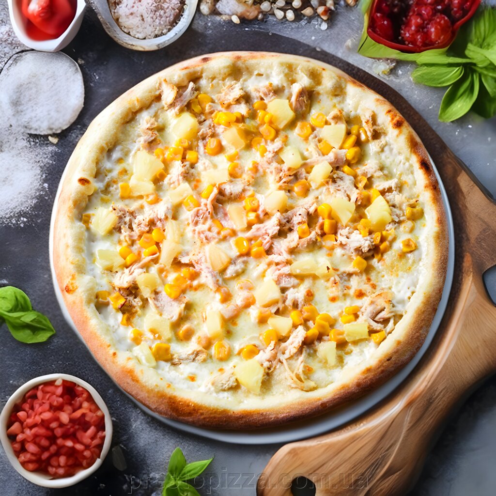 Піца Ель Поло 30 см 520г від компанії ПРАЦЮЄМО!Presto Pizza №1 Доставка піци і суші в Луцьку. З 10 до 21.45 - фото 1