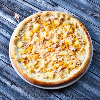 Пица Ель Поло Мега 50 см від компанії ПРАЦЮЄМО!Presto Pizza №1 Доставка піци і суші в Луцьку. З 10 до 21.45 - фото 1