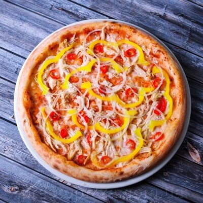 Піца Мексикано (Гостра) МЕГА 50 см 795 г від компанії ПРАЦЮЄМО!Presto Pizza №1 Доставка піци і суші в Луцьку. З 10 до 21.45 - фото 1