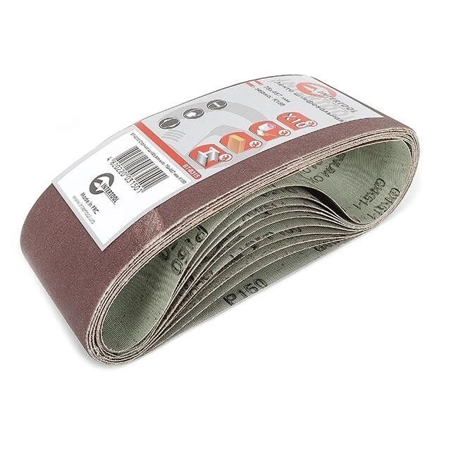 Лента шлифовальная 75x457 мм, зерно 150 уп.10 шт. INTERTOOL BT-0315 ##от компании## Интернет-магазин "STORETOOLS" - ##фото## 1