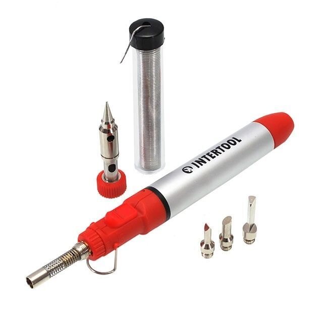 Микрогорелка 12 мл. с комплектом аксессуаров 7 ед. INTERTOOL GB-0005 ##от компании## Интернет-магазин "STORETOOLS" - ##фото## 1
