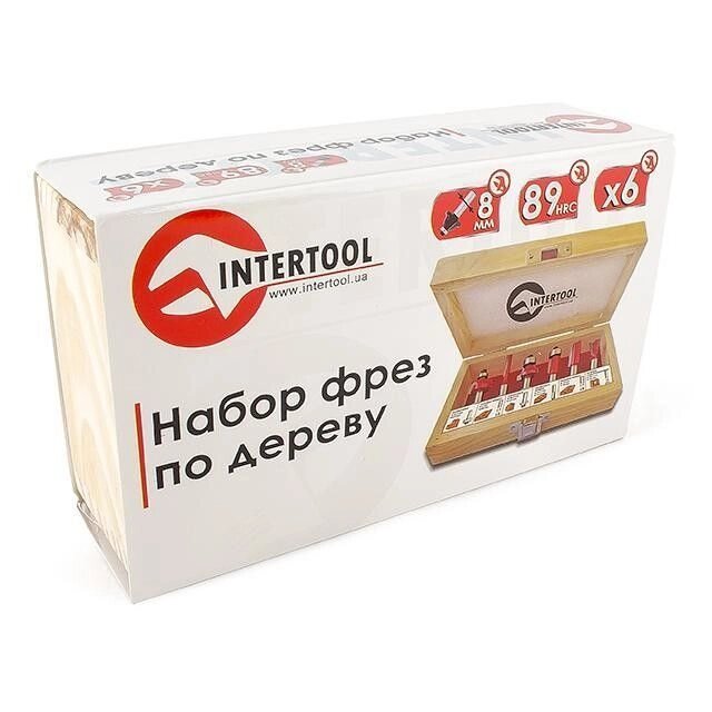 Набор фрез по дереву 6 ед. INTERTOOL HT-0072 ##от компании## Интернет-магазин "STORETOOLS" - ##фото## 1