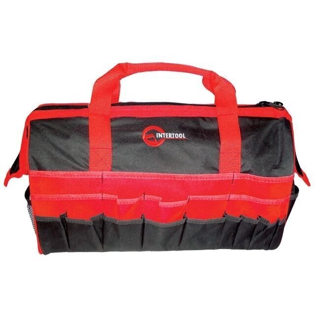 Сумка для инструментов, 20 карманов 495 мм x 267 мм x 343 мм INTERTOOL BX-9002 ##от компании## Интернет-магазин "STORETOOLS" - ##фото## 1