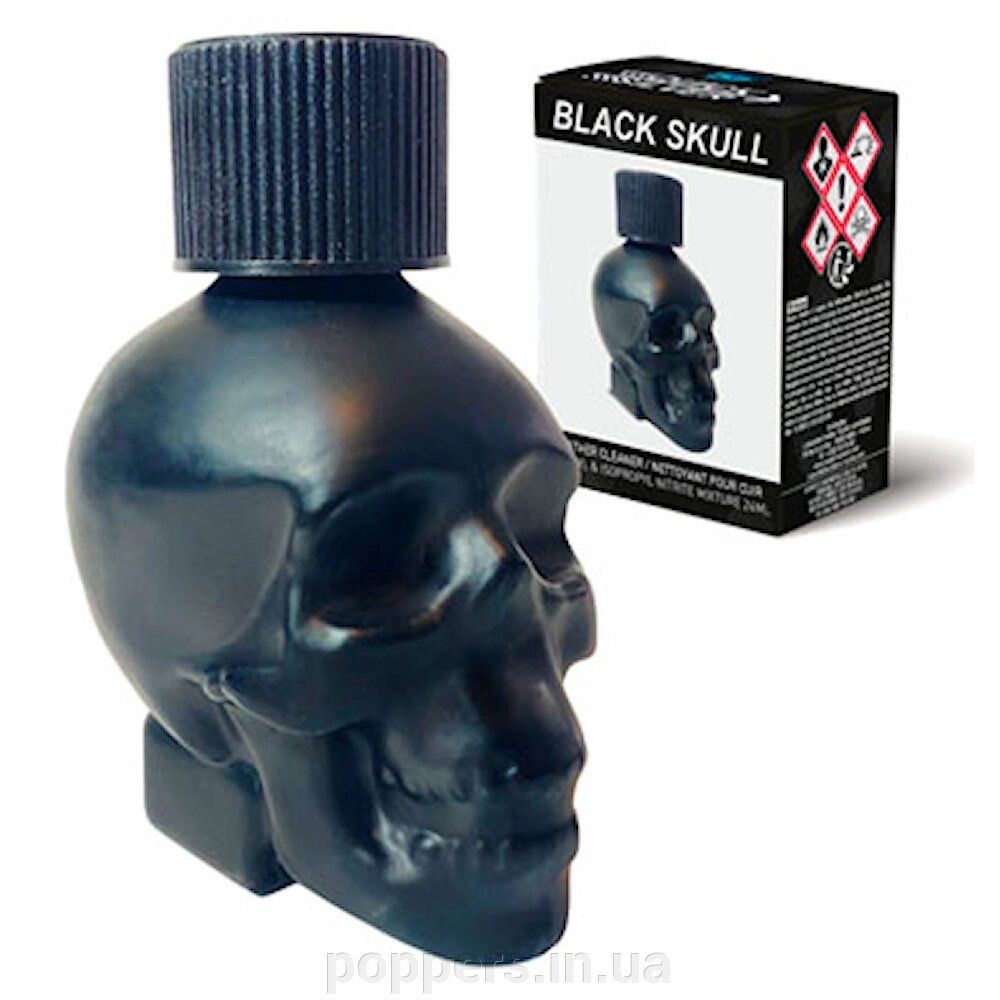 Попперс / Poppers Black Skull 24ml France від компанії Попперс: інтернет-секс шоп - фото 1