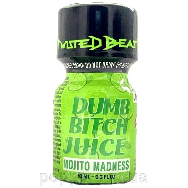 Poppers / попперс Dumb Bitch Juice Mojito Madness 10ml UK від компанії Попперс: інтернет-секс шоп - фото 1
