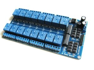 16 - канальний модуль реле 12V для Arduino PIC ARM