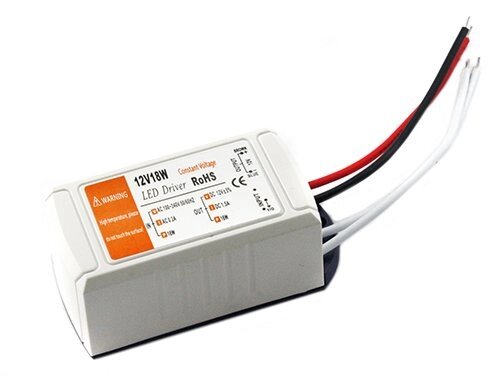 Блок живлення LED драйвер трансформатор AC-DC 220-12В 18Вт для LED-стрічок - опис
