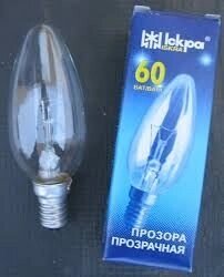 Лампочка 60 Вт "Іскра" свічка (малий цоколь) від компанії ПП "Макоша-ПАК" - фото 1