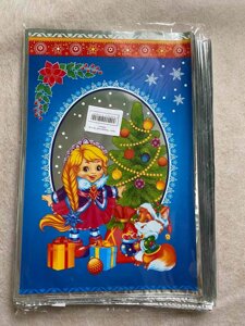 Пакет фольгованний новорічний 20*30 см 100 штук в Одеській області от компании ЧП "МАКОШ-ПАК"