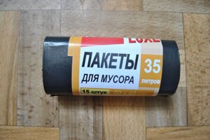 Сміттєвий мішок 35 л SUPER LUXE в Одеській області от компании ЧП "МАКОШ-ПАК"