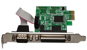 Контролер PCI-е =RS232 (9pin) + LPT (25pin), TX382A, BOX