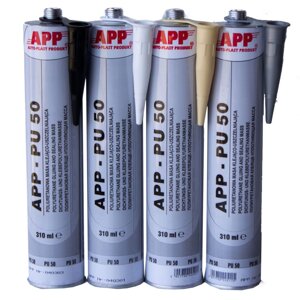 Герметик поліуретановий для швів APP PU50 310мл Чорний