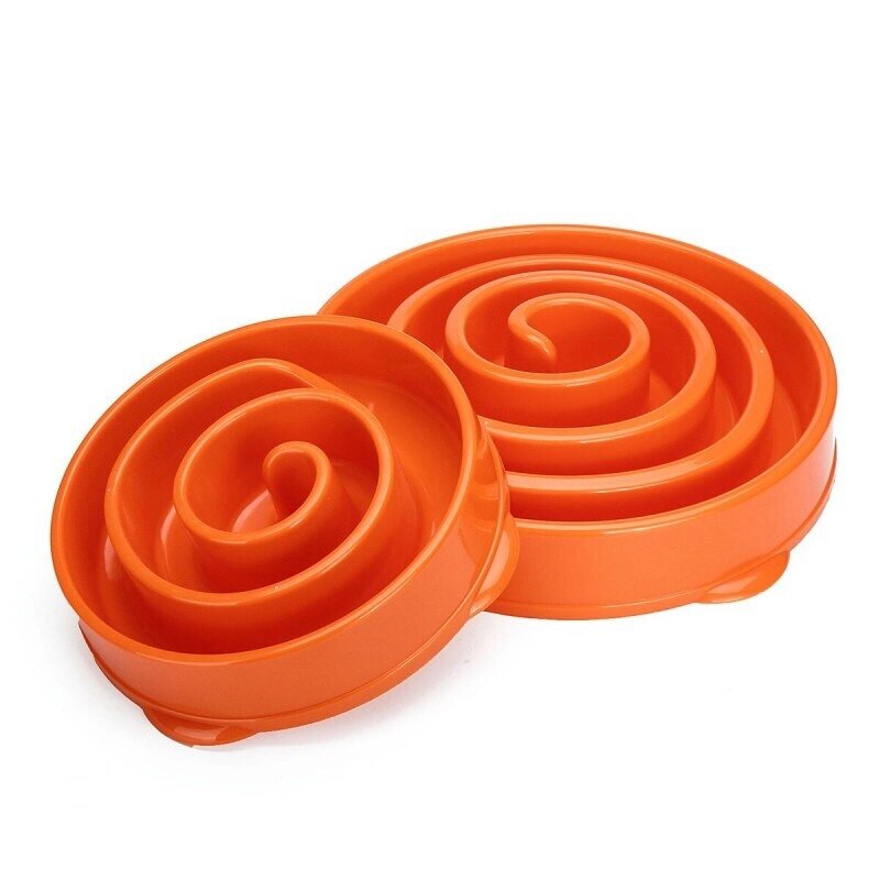 Outward Hound Fun Feeder Slo-Bowl Swirl - Нескользящая миска-лабиринт Водоворот для медленного кормления собак ##от компании## MY PET - ##фото## 1