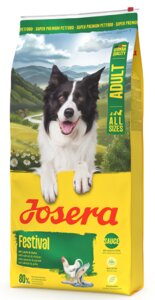 Сухий корм з апетитним соусом для вибагливих собак Josera Festival
