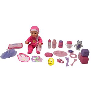 Пупс з безліччю аксесуарів (You & Me Baby Doll Starter Kit), 35 см