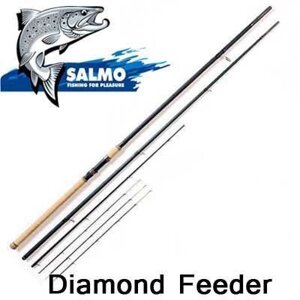Фідер Salmo DIAMOND FEEDER 3,90м (до 150гр) 3936-390