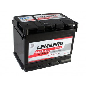 Автомобільний акумулятор LEMBERG 6ст-60 R+