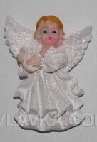 Ангел керамічний на магніті білий 25-2 від компанії ІНТЕРНЕТ МАГАЗИН "ХРИСТИЯНИН" церковне начиння - фото 1