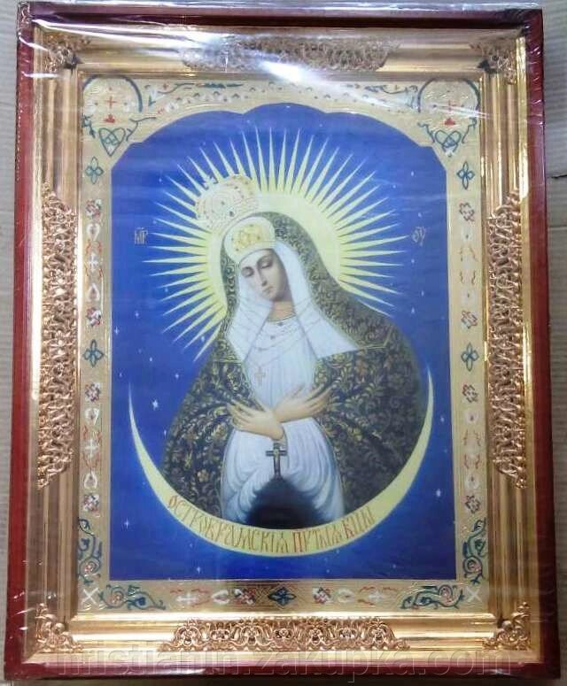 Ікона Храмова "Остробрамська", 60х80 від компанії ІНТЕРНЕТ МАГАЗИН "ХРИСТИЯНИН" церковне начиння - фото 1