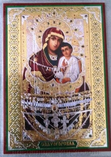 Ікона ламінована "Святогірська", подвійне тиснення від компанії ІНТЕРНЕТ МАГАЗИН "ХРИСТИЯНИН" церковне начиння - фото 1