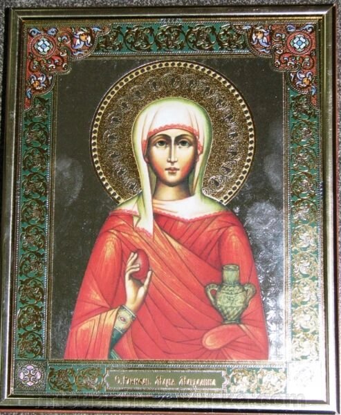 Ікона на ДСП 15х18, "Марія Магдалина" від компанії ІНТЕРНЕТ МАГАЗИН "ХРИСТИЯНИН" церковне начиння - фото 1