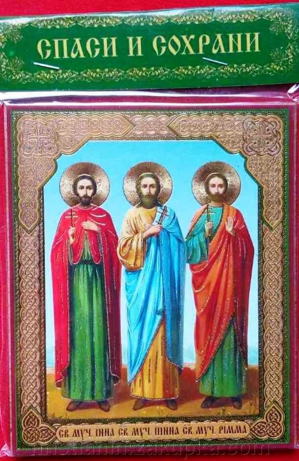 Ікона на МДФ "Інна, Пінна і Римма" від компанії ІНТЕРНЕТ МАГАЗИН "ХРИСТИЯНИН" церковне начиння - фото 1