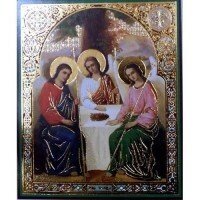 Ікона поліграфічна "Трійця під дубом" від компанії ІНТЕРНЕТ МАГАЗИН "ХРИСТИЯНИН" церковне начиння - фото 1