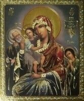 Ікона поліграфічна "Трьох Радощів" від компанії ІНТЕРНЕТ МАГАЗИН "ХРИСТИЯНИН" церковне начиння - фото 1