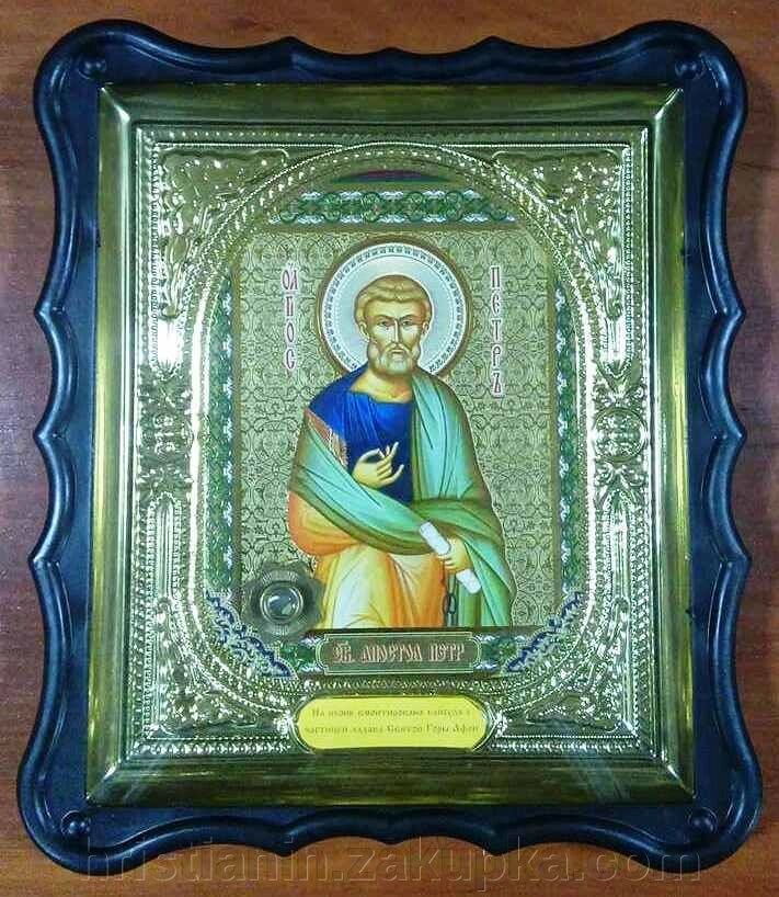 Ікона в пластиковому фігурному кіоті з ладаном, "Петро апостол" від компанії ІНТЕРНЕТ МАГАЗИН "ХРИСТИЯНИН" церковне начиння - фото 1