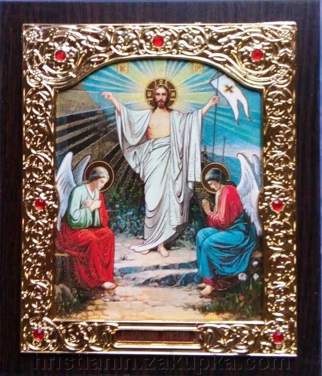 Ікона "Воскресіння Христове" від компанії ІНТЕРНЕТ МАГАЗИН "ХРИСТИЯНИН" церковне начиння - фото 1