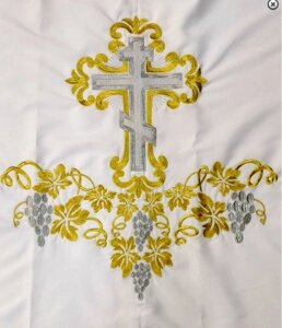 Катапетасма (церковна Завіса на врата з дотриманням хрестом та вишивкою)