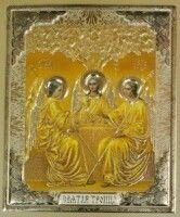 Икона "Троица" конгрев софрино, 10х12