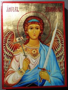 Ікона візантійська, "Ангел Хранитель" 17х23