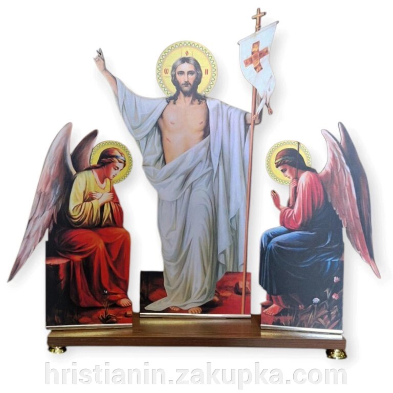 Воскресіння Христове настільне, 15х50х60 см. від компанії ІНТЕРНЕТ МАГАЗИН "ХРИСТИЯНИН" - фото 1