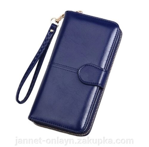 Жіночий гаманець синій