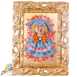Картина з фарфору Zampiva «Клоун дівчинка», 80х60 см (517-6000.1)