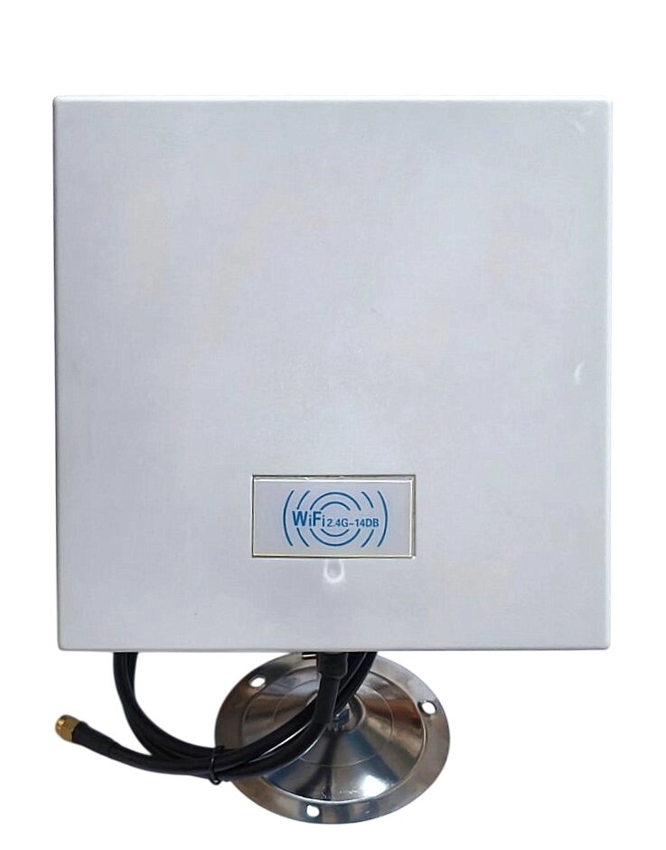 Антена панельна 2310-2460MHz 14dBi, до 50W, RP SMA-male (гніздо) від компанії ПО СПЕЦАНТЕНИ Зв'язок без перешкод! - фото 1