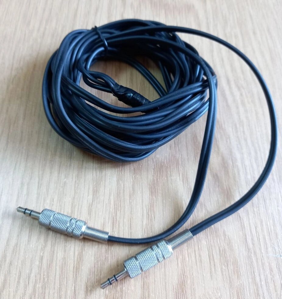 Аудиокабель Mini Jack (мини джек) 3,5 мм, б/у ##от компании## ПО СПЕЦАНТЕННЫ Связь без преград! - ##фото## 1