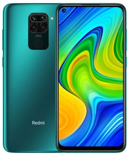 Б/у смартфон Xiaomi Redmi Note 9 Forest Green 4GB/128GB, 6.53" 2340х1080, 2хsim, 5020mAh, в ідеальному стані від компанії ПО СПЕЦАНТЕНИ Зв'язок без перешкод! - фото 1