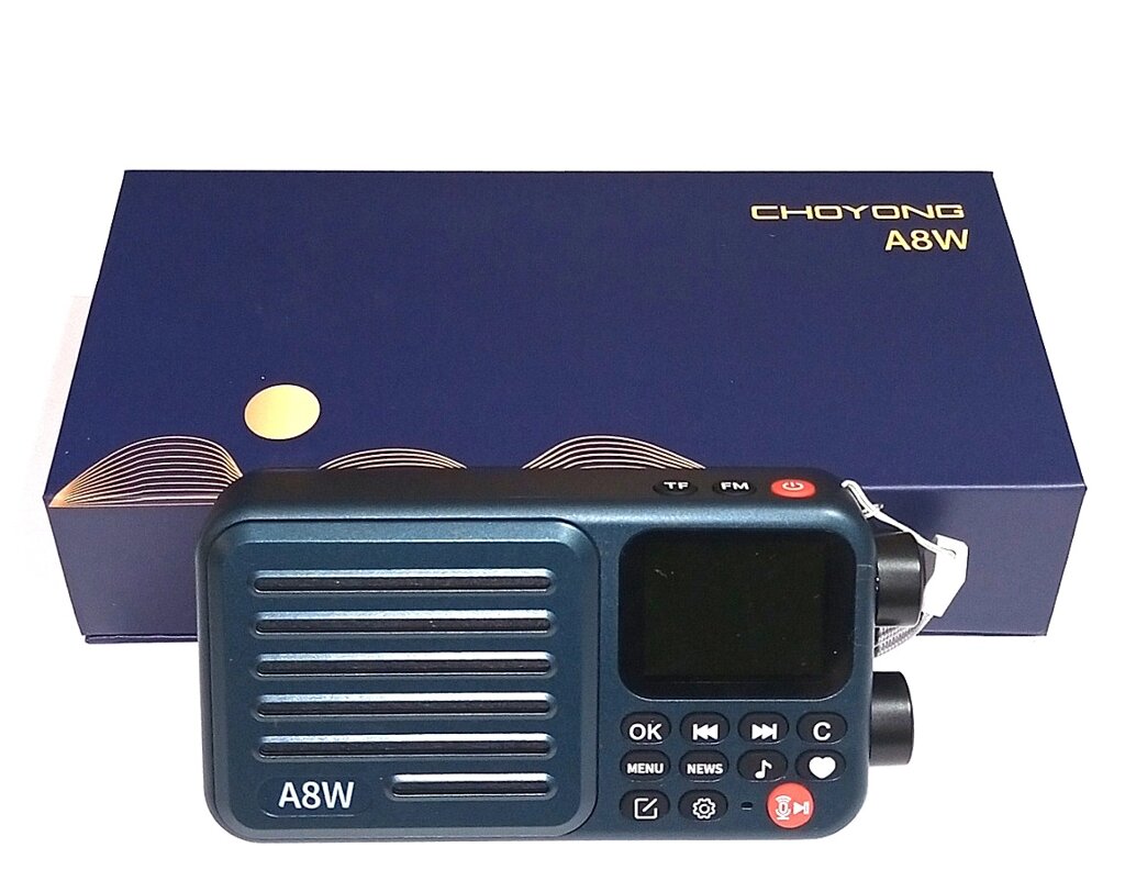 Інтернет-радіо AM/FM/MW/SW/LW Choyong A8W з WI-FI та 4G FM, Micro-SD, All World Digital від компанії ПО СПЕЦАНТЕНИ Зв'язок без перешкод! - фото 1